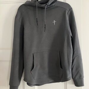 Three Nails Men's Gray Hoodie